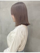 オリ('Oli)&nbsp;ハイトーングレージュ×切りっぱなしbob