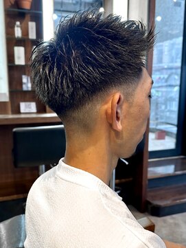 アイリーヘアデザイン(IRIE HAIR DESIGN) 【IRIE HAIR赤坂】スパイキーショート×フェードスタイル