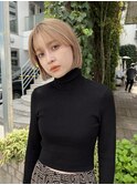 ハイトーンきりっぱなしボブ