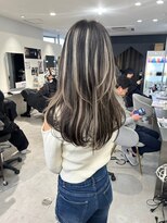 キング 枚方店(K!ng)&nbsp;縮毛矯正髪質改善ハイライトレイヤーカット枚方美容室エクステ