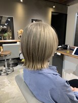 ウィート(wheat)&nbsp;シルバーベージュ×ワンレンくびれ♪