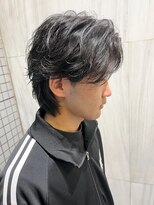 オーパスクリエ (OPUS CREER)&nbsp;襟足長め毛流れセンターパート×ニュアンスパーマ