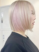 フラム 渋谷(flamme)&nbsp;white beige＆pail pink
