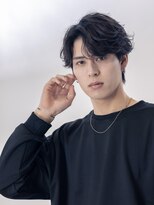 スノードロップ 高円寺店(Snowdrop) ブルーブラック/スペインカール/スパイキーショート/高円寺