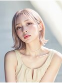 ブロンド/ハイトーン/グランマッシュ