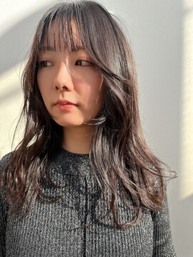 美容室 ビ フェスカ(B FESCA) 透明感カラー/レイヤーカット/前髪/ほうじ茶ラテカラー