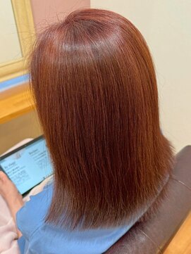 サロンド ユー 佐賀店 白髪があってもトレンドのレッドヘアーになれる！