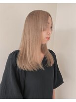 ロマリア 渋谷 渋谷宮益坂(Lomalia)&nbsp;乾かすだけでキマる髪/馴染むハイトーンホワイトグレージュ