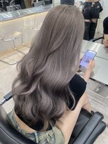 サンクプロジェクト(cinq PROJECT)&nbsp;ヘーゼルアイスグレージュモカベージュダブルカラー韓国レイヤー