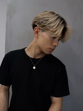 ペレ 渋谷(PELE) MEN’S HAIR/ブルーブラック/フェザーパーマ/渋谷
