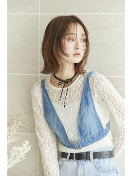 リータ ハッピーヘアライフ 久宝寺店(riita happyhairlife) タッセルボブ/切りっぱなしボブ/長めボブレイヤー/大人長めボブ