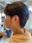 清潔感溢れるマッシュスタイル/黒髪/メンズカット