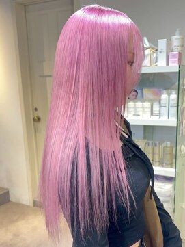 ベレーザ 渋谷神南(Beleza) 16823ブリーチ&ダブルカラーラベンダーパープルルーツカラー