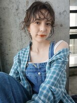 ノラジャーニー(NORA Journey)&nbsp;【阿形】くせ毛活かしニュアンスウェーブゆるひとつ結び