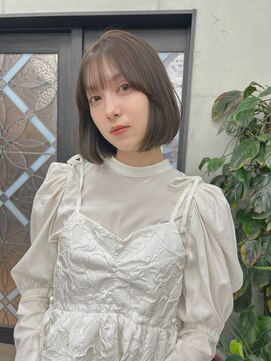 ブリンク(blink) ブリーチなしオリーブベージュ10トーンケアカラートリートメント