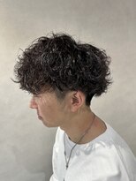 アース 新越谷店(HAIR&MAKE EARTH)&nbsp;フェードカット×スペインカール/バーバー