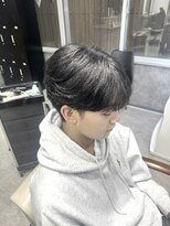 フォンド 津田沼(fond.)&nbsp;MEN’S HAIR/ニュアンスパーマ/刈り上げセンターパート/津田沼