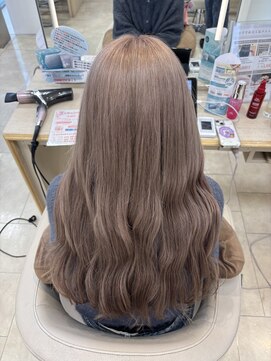 ケンジ 平塚ラスカ店(KENJE) ミルクティーブロンド/ダークブルー/デジタルパーマ/平塚駅