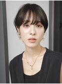 大人マッシュショート/丸みショート/イメチェン/30代40代
