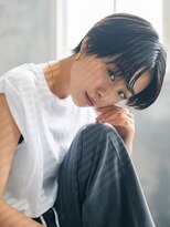 ミラバイケンジ 藤沢(Mira by KENJE)&nbsp;ダークパープル/ナチュラルショート/夏のヘアアレンジ/藤沢