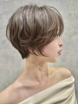 ロンドネートゥル 新潟(Lond naitre) 似合わせカット/ダークアッシュ/外ハネ