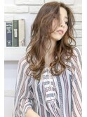 【SeeK  NEXT】ランダムパーマうざバング×オリーブグレージュ