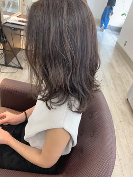 ヘアー アトリエ アンジー(Hair Atelier Angee) ブリーチなしのグレージュカラー