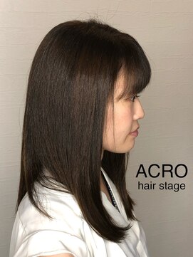 アクロ ヘアー ステージ(ACRO hair stage) エステ縮毛矯正+髪質改善トリートメント