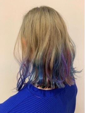 ネオヘアー 曳舟店(NEO Hair) 裾ユニコーンカラー（曳舟）