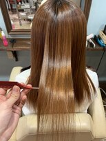 アルコイリスバイドールヘアー(ARCOIRIS by Dollhair)&nbsp;ダークアッシュストカール暖色系カラーグラボブ都島髪質改善大阪
