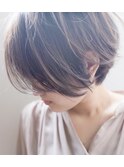 ひし形ショートボブ