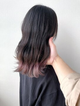 ヘアーアンドスパ フェリーチェ ミチ 野田屋町店(HAIR&SPA felice MICHI) 【felice MICHI島田和也】ピンクグラデーションカラー