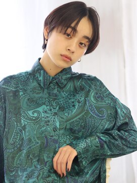 ヘアリゾート ブーケ(hair+resort bouquet) 20代30代40代◇センターパートショート