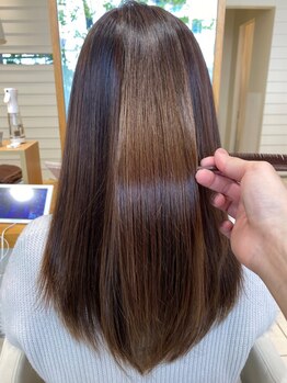 カリテス 富ヶ谷店(charites)の写真/髪質改善トリートメントで髪の内側から補修し、艶感ある美髮へ☆ダメージを受けた毛先も美しい仕上がりに。