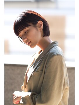 エン(en,) ショートボブ/お手入れ簡単ボブ/コンパクトミニボブ