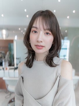 イオ 本厚木(io) 韓国くびれレイヤー似合わせカットナチュラルカラー