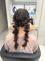 ツイン編みおろし【清板】