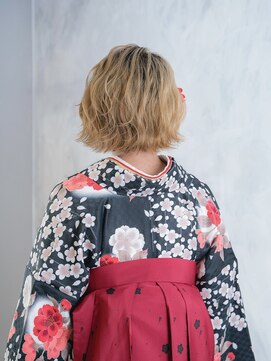 ヘアデザイン ステラ(hair design sTella) ☆カジュアルボブアレンジの袴スタイル☆