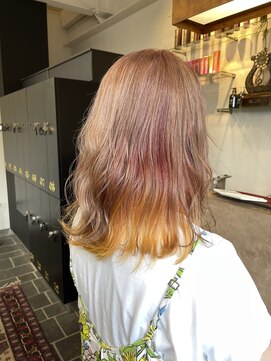 ディスコヘアー(DISCO HAIR) インナーグラデーション+髪質改善トリートメント