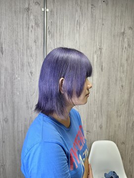 ロイオブジゼル(roi of GiseL) ラベンダーカラー　ブリーチカラーハイトーン