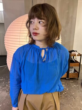 カシェ ナカザキ(CACHE NAKAZAKI) レイヤーカット/ベージュ/顔まわりレイヤー