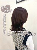 10代20代イエベブルベ夏透明感イルミナモーヴブラウンカラー