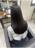 暗髪＊髪質改善＊レイヤー暗めカラー