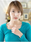 襟足すっきり流し前髪小顔シンプルショートa北浦和20代30代40代