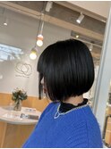 ボブ 前下がりボブ 質感調整 サラツヤ