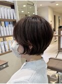 丸みショートボブ