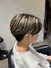 カット+メッシュカラー+S,B+プレトリートメント