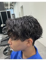 メンズ サロン ドット トウキョウ 町田店(men's salon dot. tokyo)&nbsp;センターパート×ツイストスパイラルパーマ