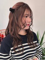 ドープリット(Dope LIT)&nbsp;ピンクベージュ/ヘアアレンジ