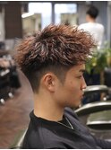 スパイキーショート ジェットモヒカン パーマ